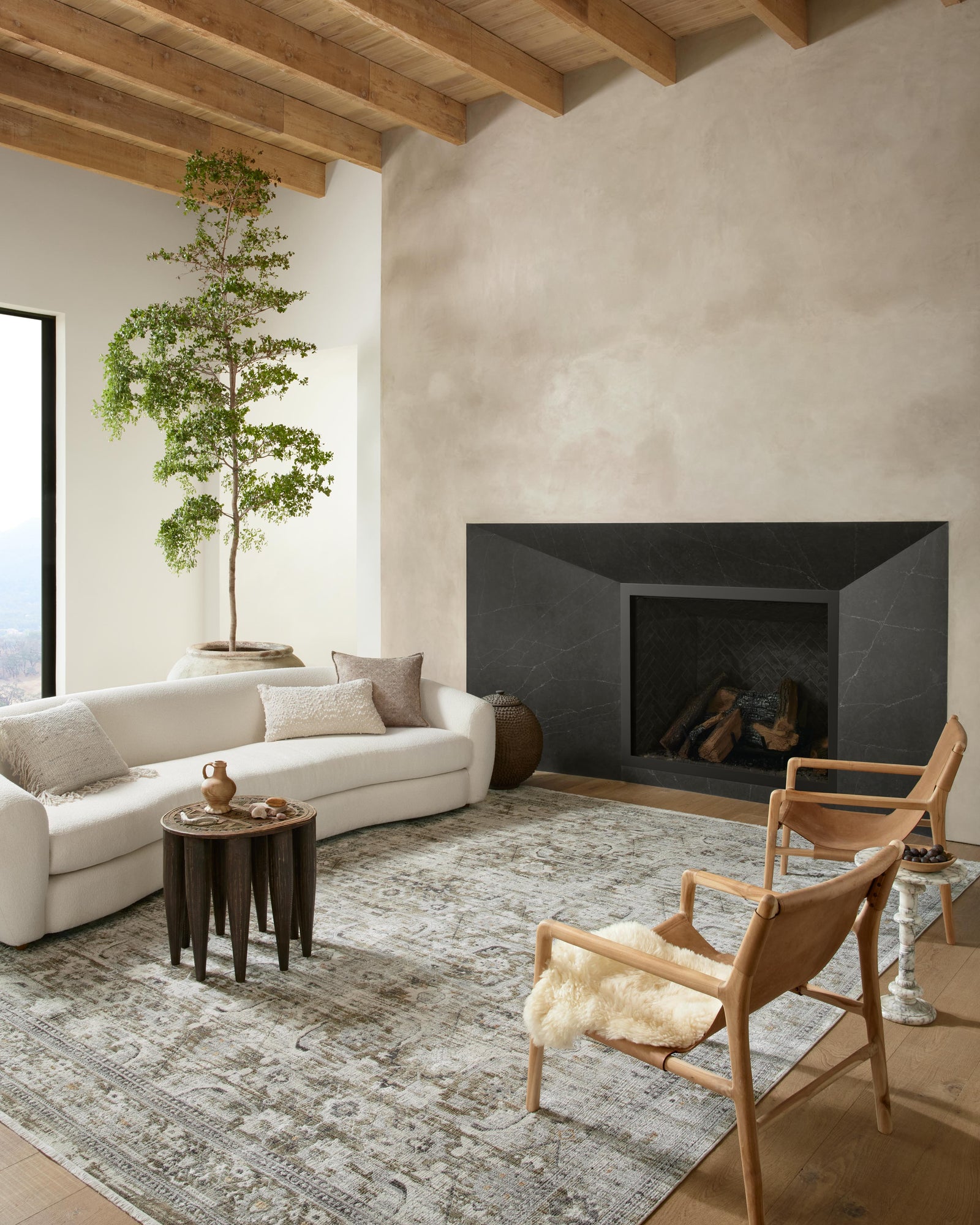 Bonney Moss / Stone — a Loloi rug at Laurie Yapp Home.