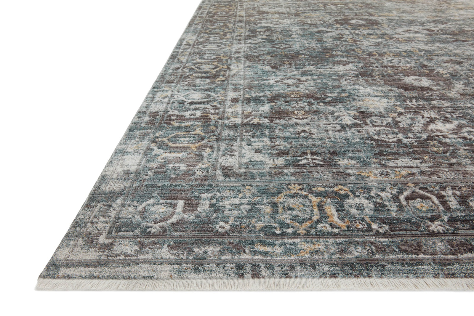 Bonney Slate / Teal — a Loloi rug at Laurie Yapp Home.