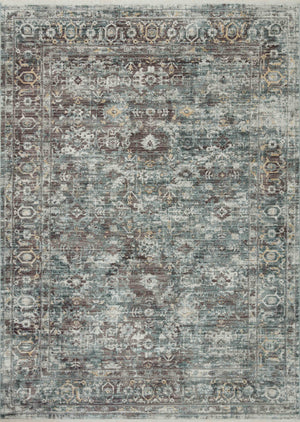 Bonney Slate / Teal — a Loloi rug at Laurie Yapp Home.
