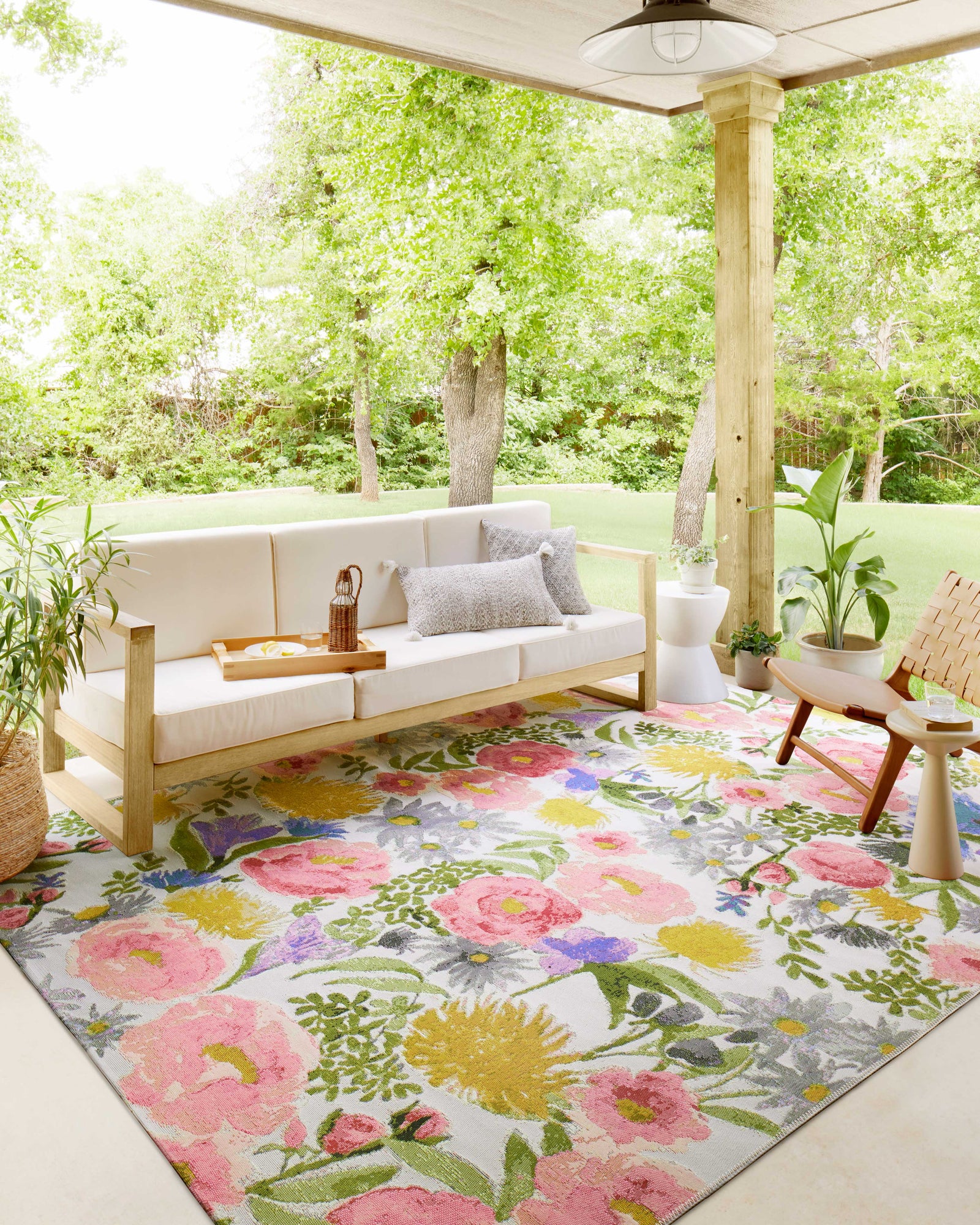 Botanical Ivory / Multi — a Loloi rug at Laurie Yapp Home.
