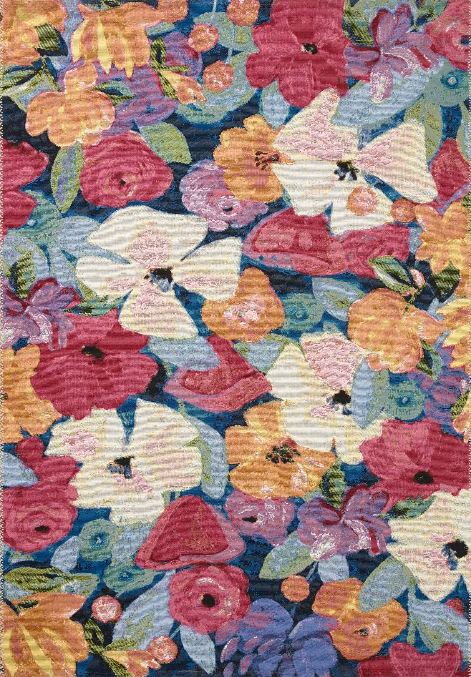 Botanical Navy / Multi — a Loloi rug at Laurie Yapp Home.