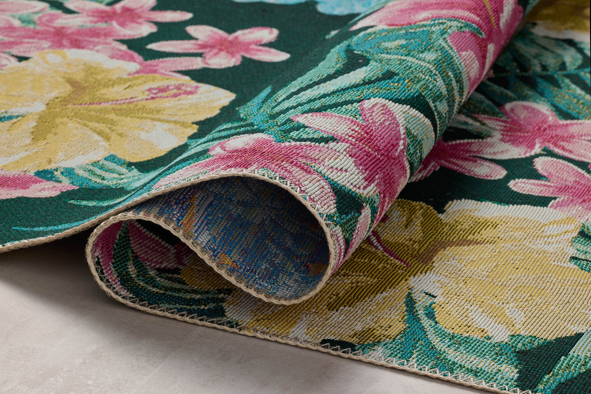 Botanical Midnight / Multi shown from a different angle to reveal its pattern.