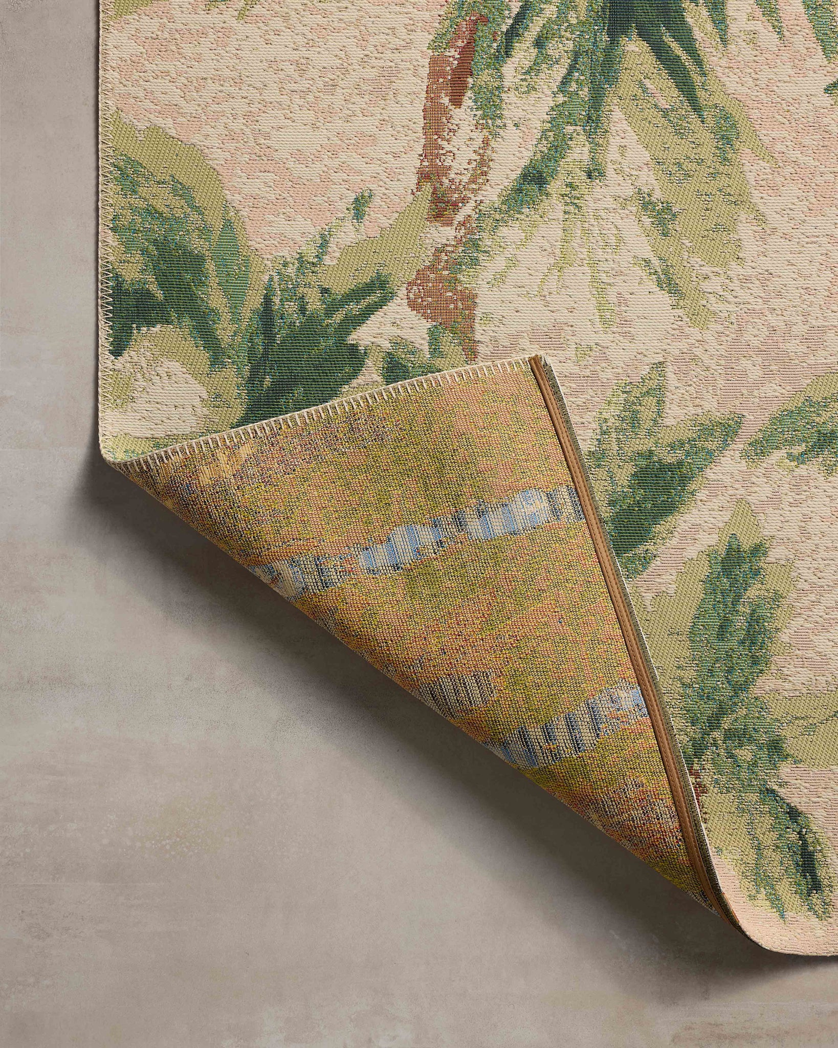 Botanical Clay / Green shown from a different angle to reveal its pattern.