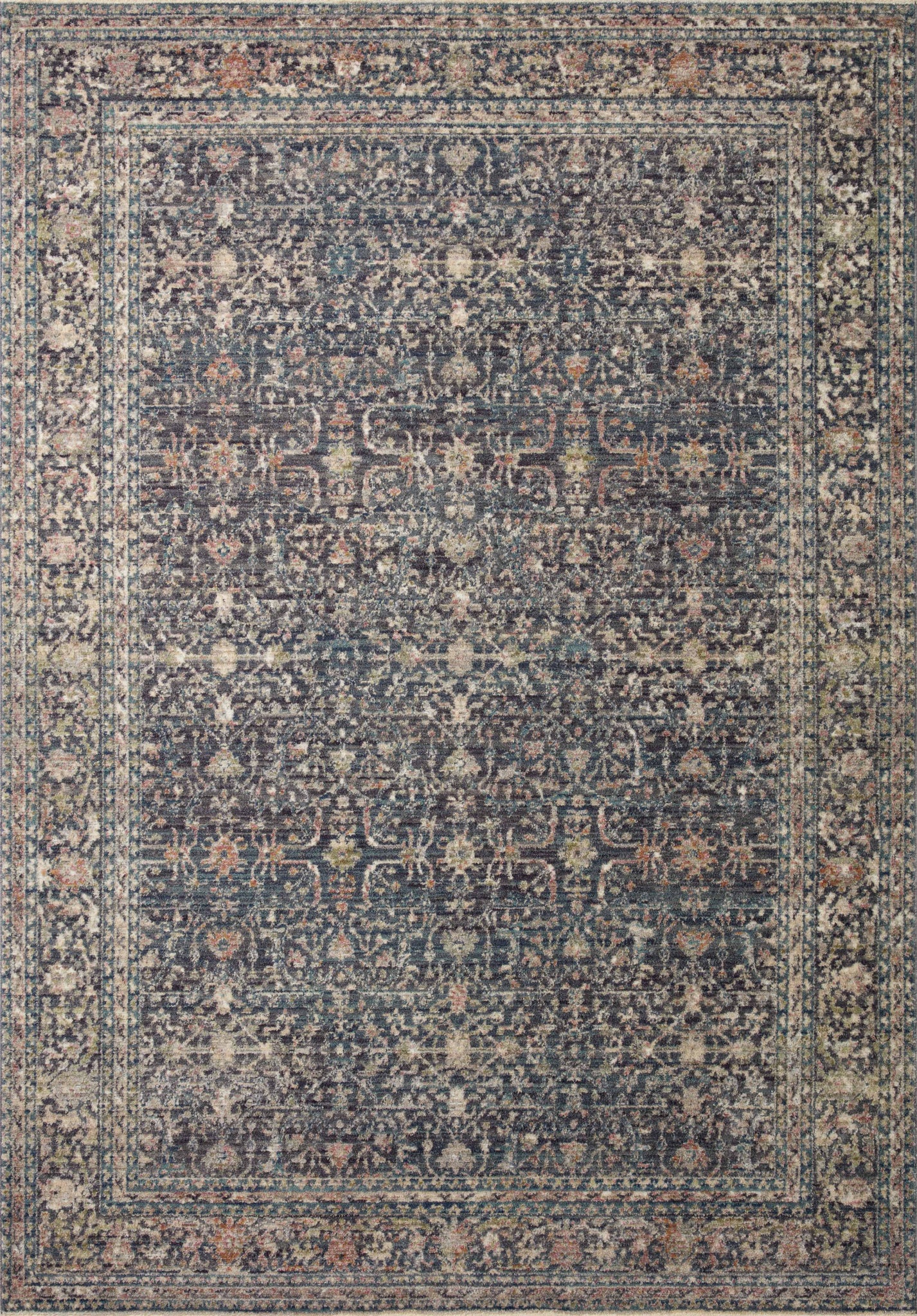 Bradbury Midnight  / Multi — a Loloi rug at Laurie Yapp Home.