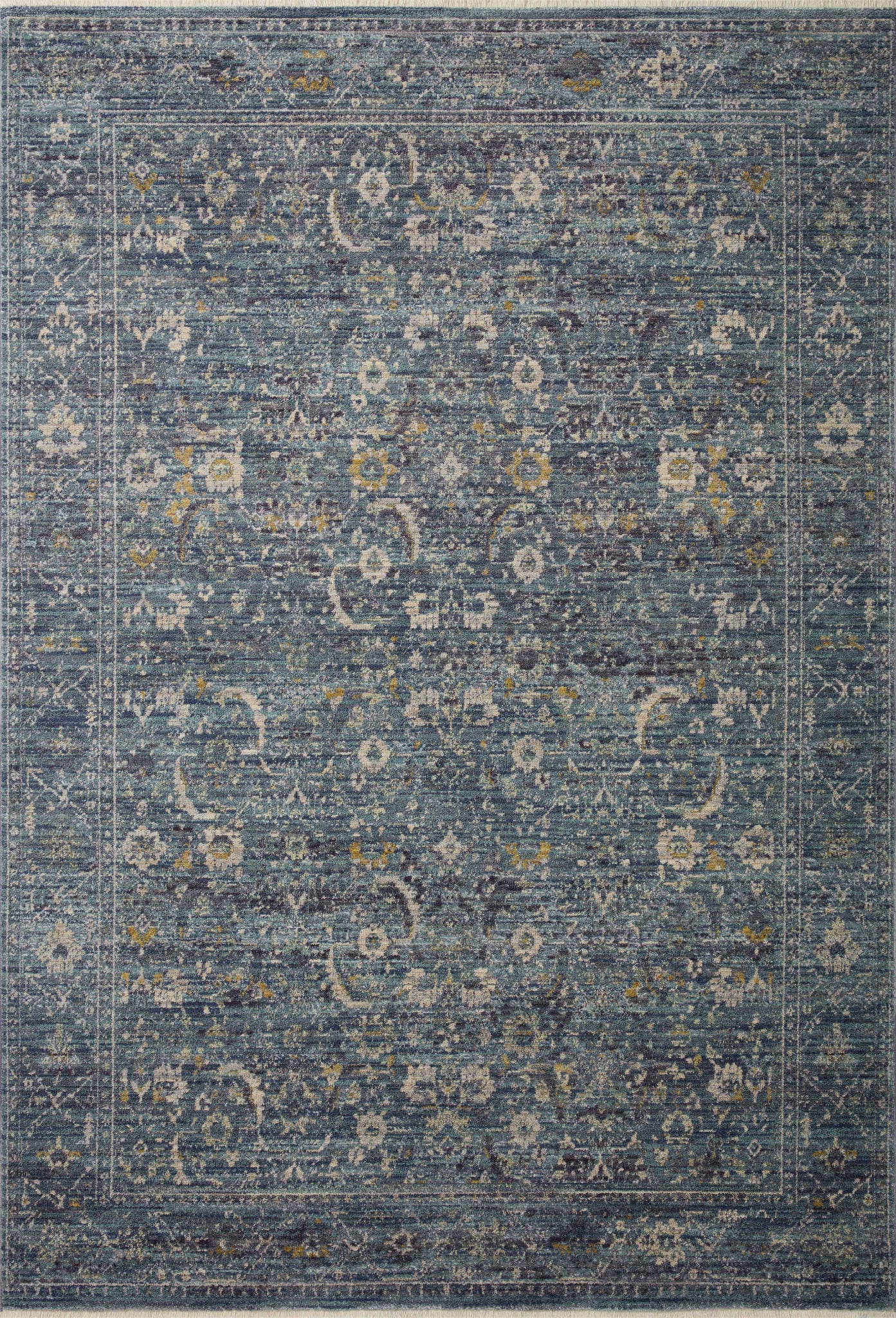 Bradbury Ocean / Gold — a Loloi rug at Laurie Yapp Home.