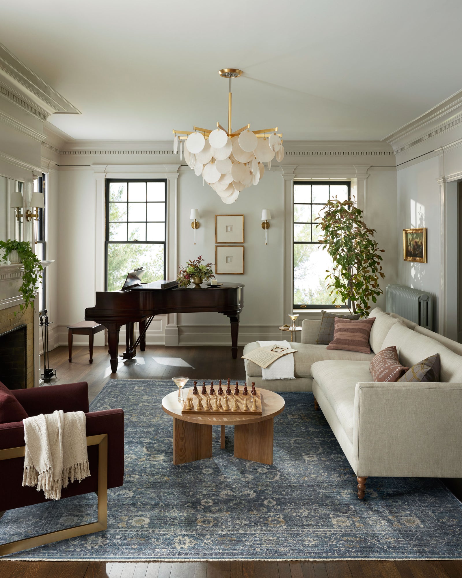 Bradbury Ocean / Gold — a Loloi rug at Laurie Yapp Home.
