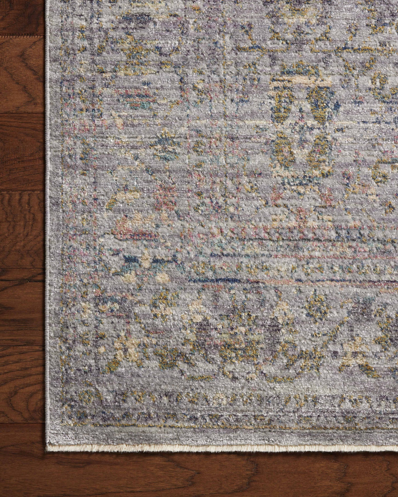 Bradbury Grey / Multi shown from a different angle to reveal its pattern.