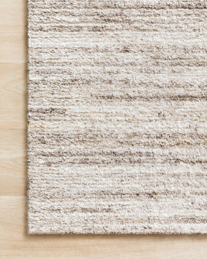 Side view of the Brandt Ivory / Oatmeal rug.
