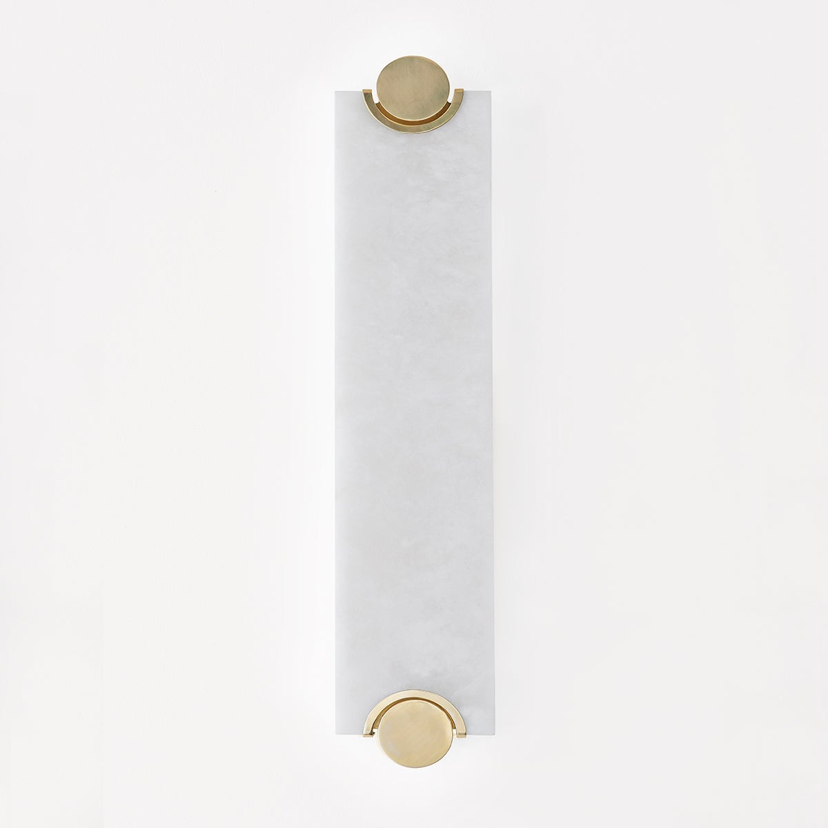 Brant Wall Sconce in aged brass — a Hudson Valley wall sconce for bathrooms, hallways, and living rooms at Laurie Yapp Home.