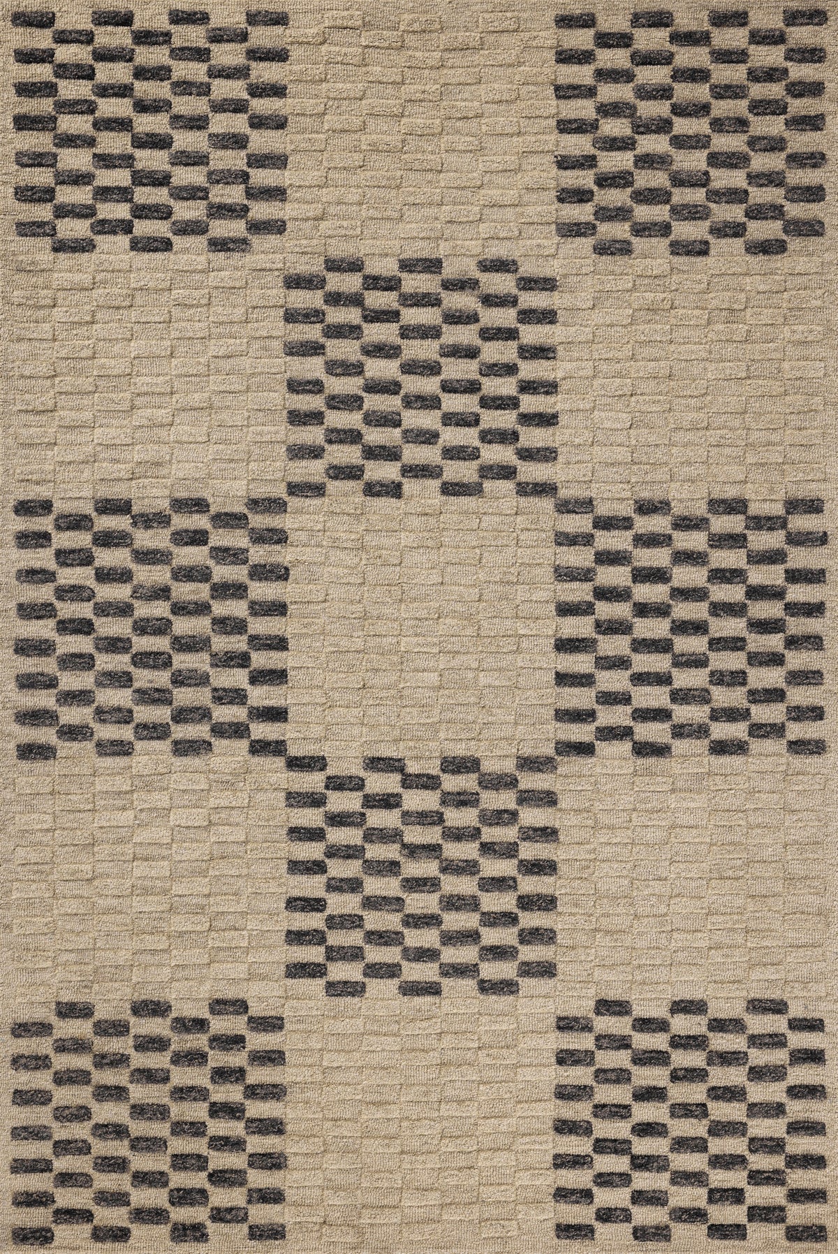 Bradley Beige / Midnight — a Loloi rug at Laurie Yapp Home.