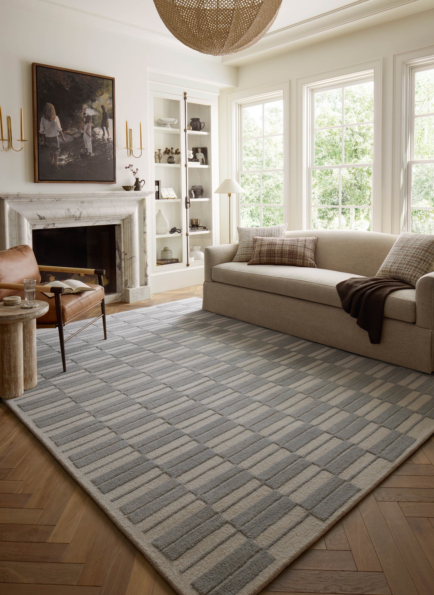 Bradley Ivory / Grey shown from another angle.