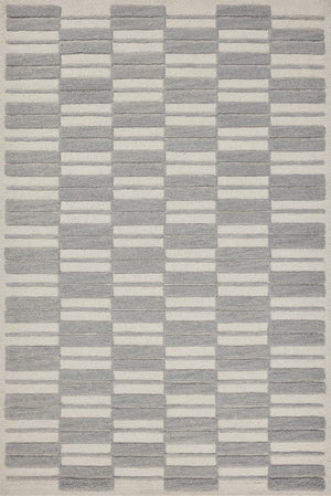 Bradley Ivory / Grey — a Loloi rug at Laurie Yapp Home.