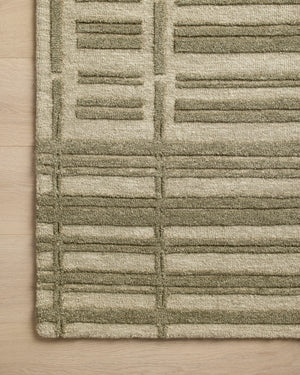 Bradley Sage / Olive shown from a different angle to reveal its pattern.