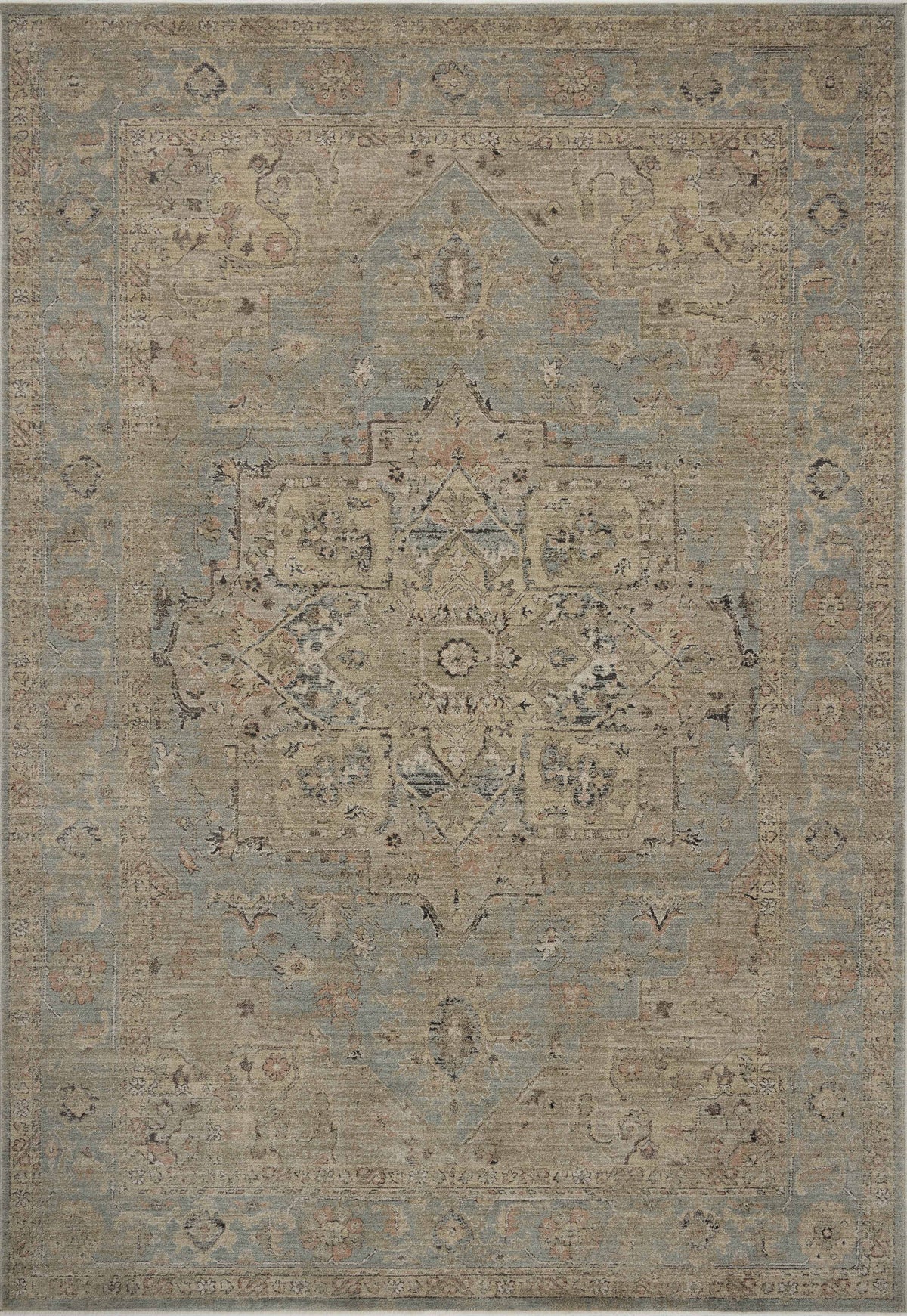 Briar Sky / Moss — a Loloi rug at Laurie Yapp Home.