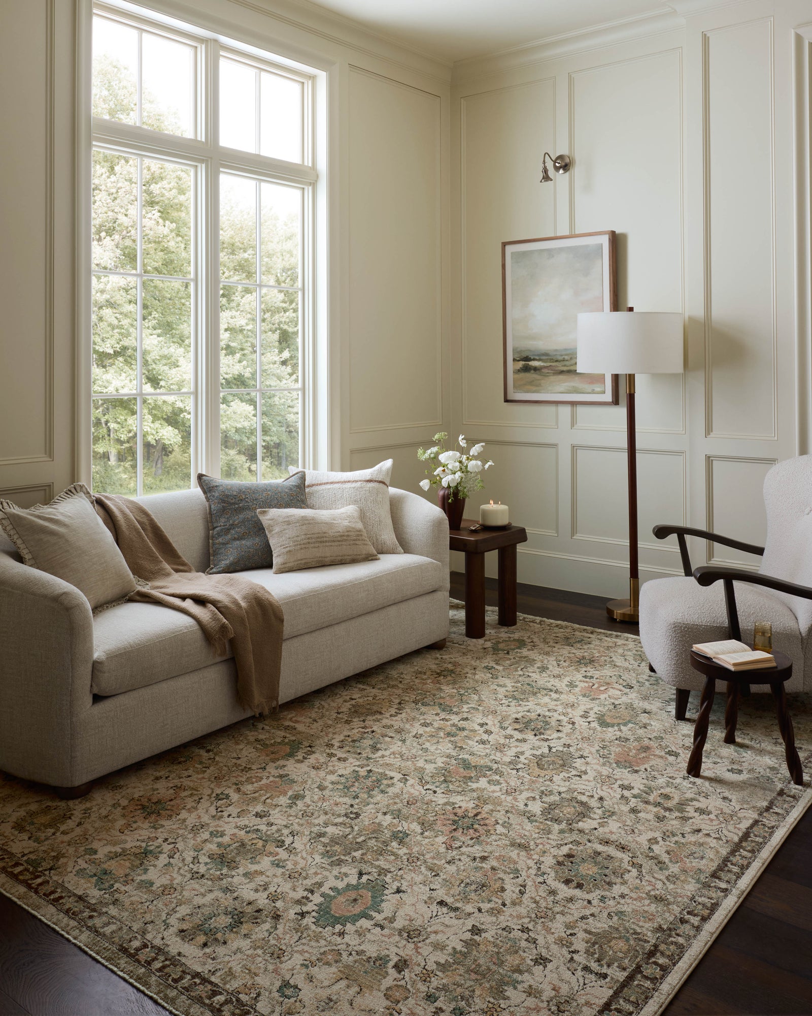 Briar Ivory / Multi — a Loloi rug at Laurie Yapp Home.