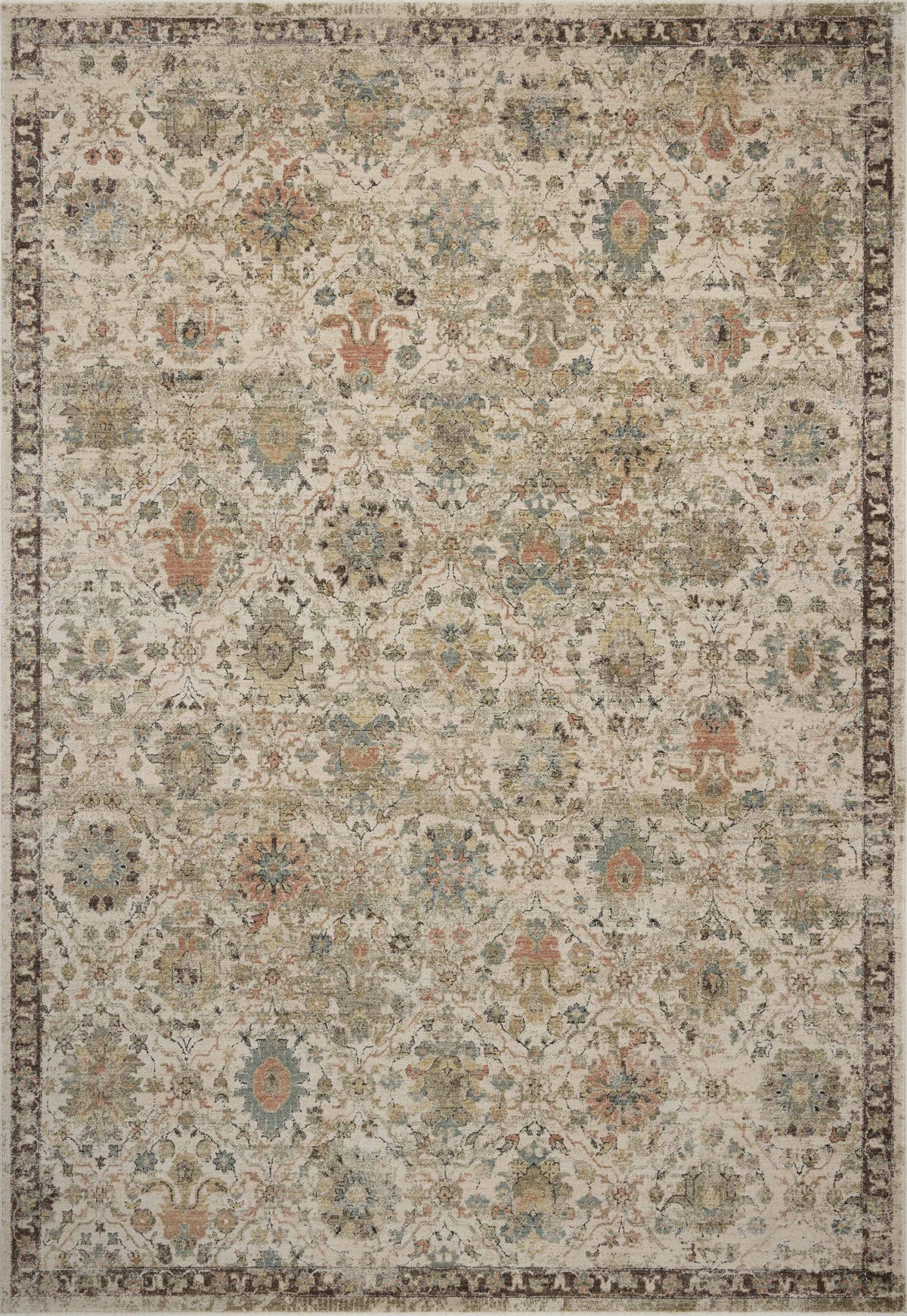 Briar Ivory / Multi — a Loloi rug at Laurie Yapp Home.