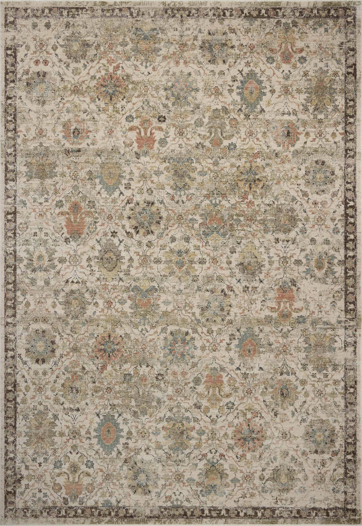 Briar Ivory / Multi — a Loloi rug at Laurie Yapp Home.