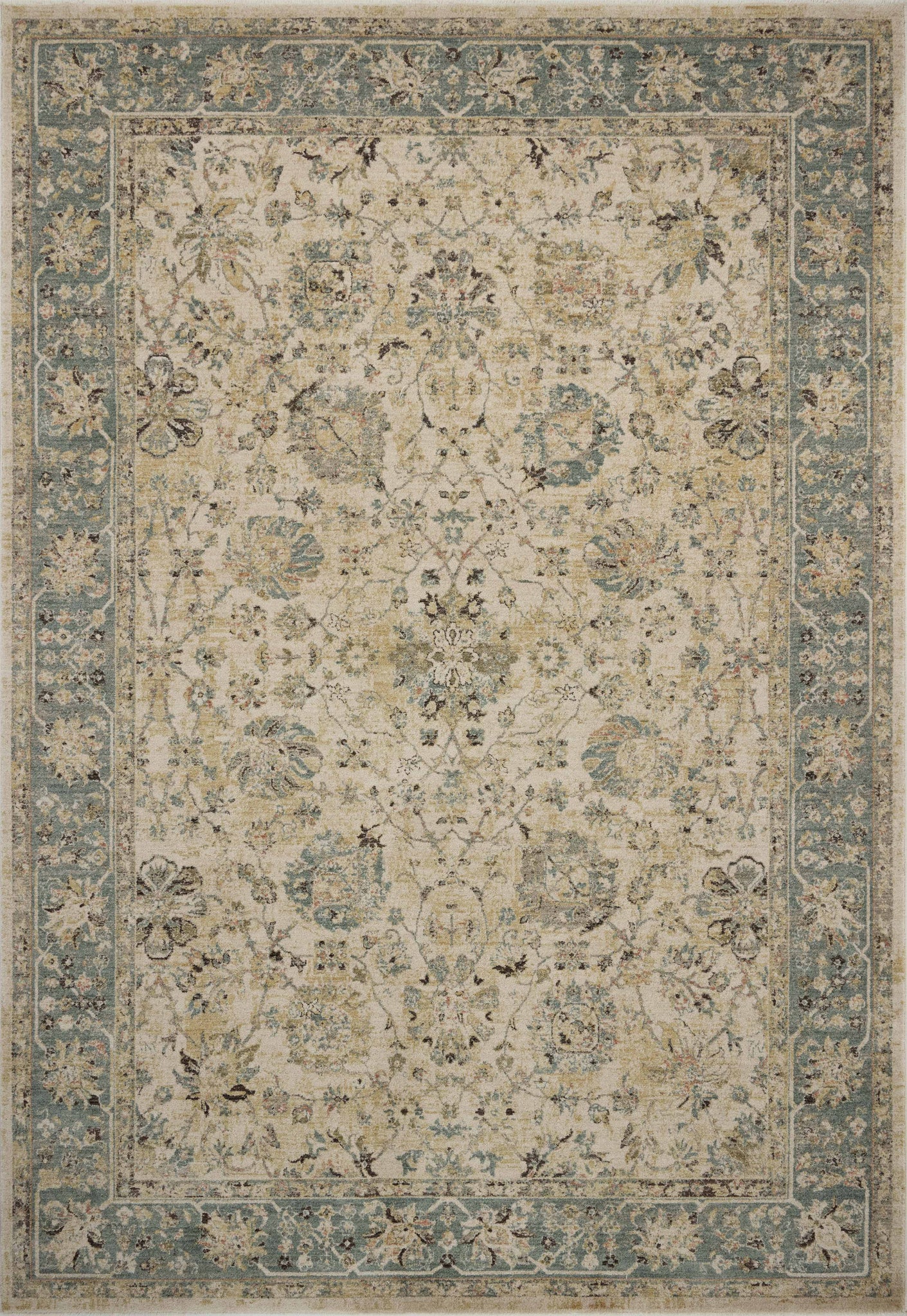 Briar Ant. Ivory / Blue — a Loloi rug at Laurie Yapp Home.
