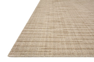 Side view of the Brooks Oatmeal rug.