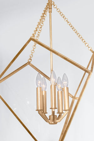 Close-up of the Brookfield Lantern 23.75" showing the frame and glass panel detail.