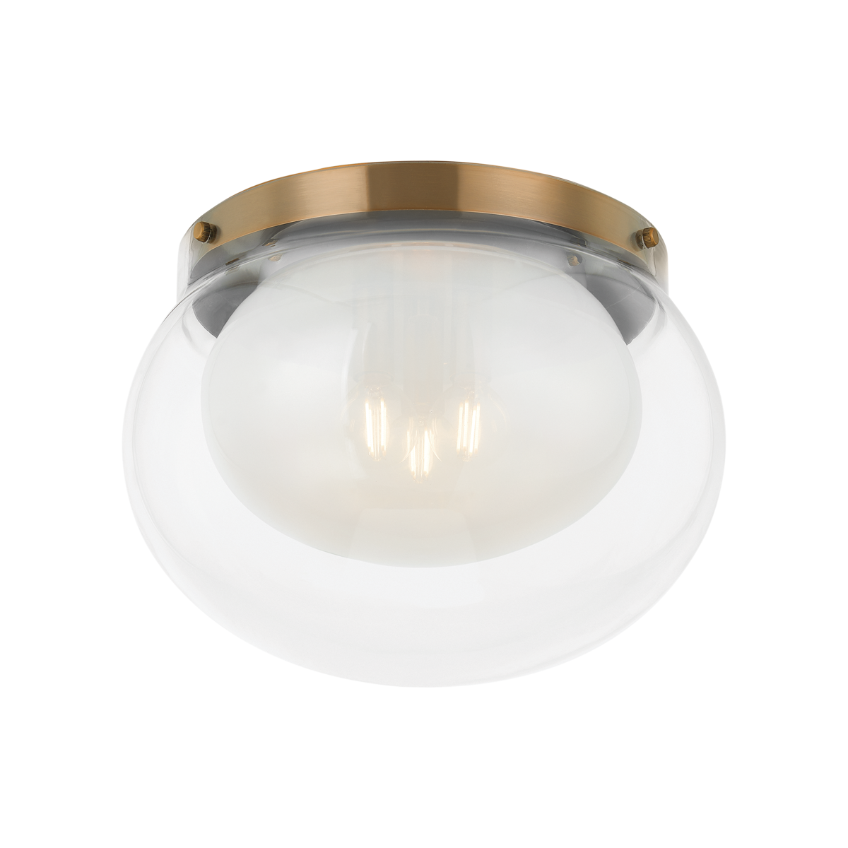 Magma Flush Mount — a Troy flush mount for hallways, bedrooms, and entryways at Laurie Yapp Home.