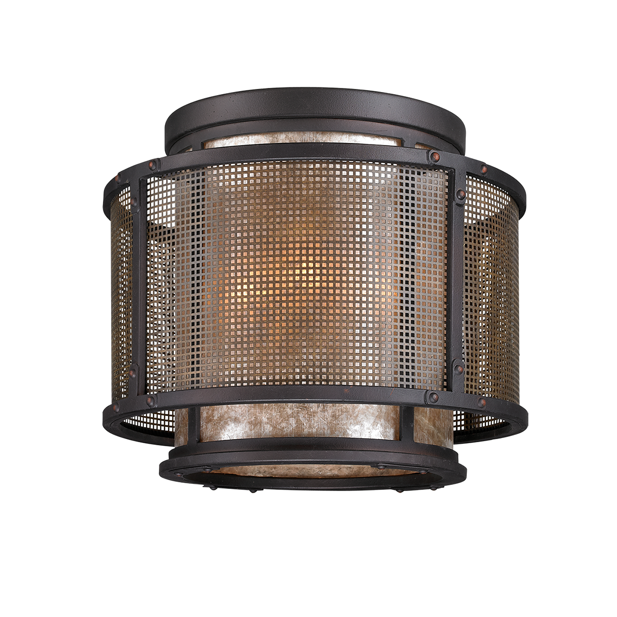 Copper Mountain Flush Mount — a Troy flush mount for hallways, bedrooms, and entryways at Laurie Yapp Home.