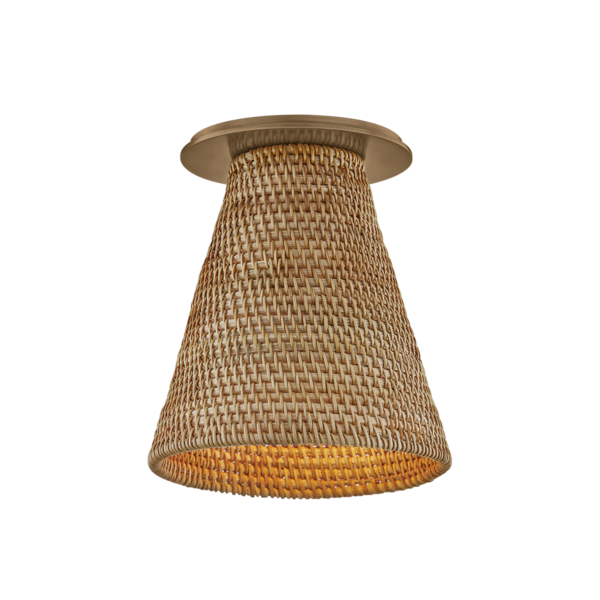 Menifee Flush Mount — a Troy flush mount for hallways, bedrooms, and entryways at Laurie Yapp Home.