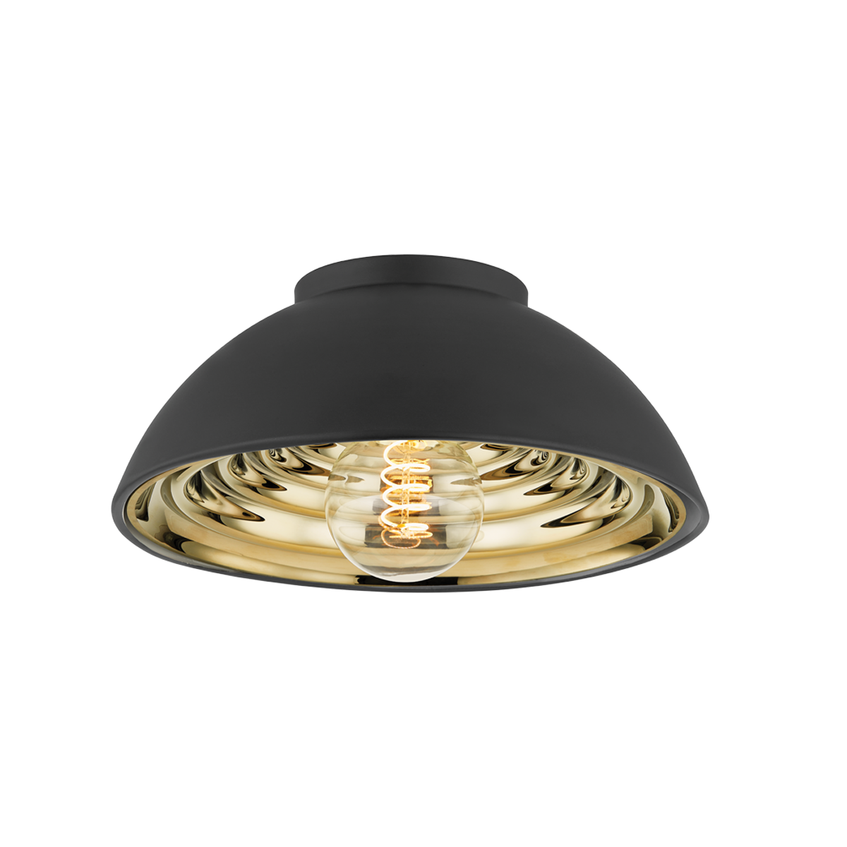 Eclipse Flush Mount 11.75" — a Troy flush mount for hallways, bedrooms, and entryways at Laurie Yapp Home.