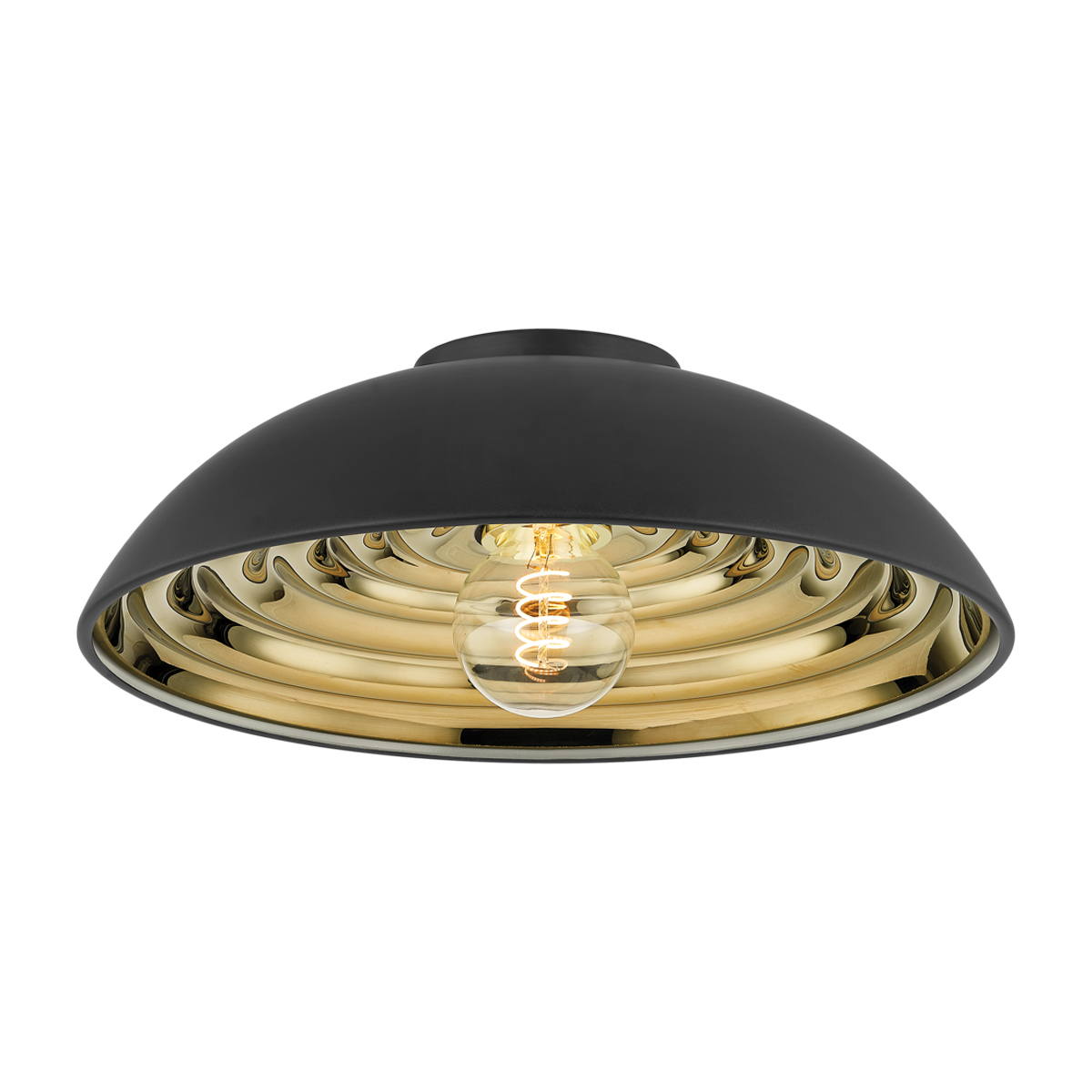 Eclipse Flush Mount 16.25" — a Troy flush mount for hallways, bedrooms, and entryways at Laurie Yapp Home.