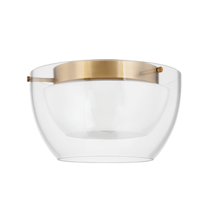Dutton Flush Mount — a Troy flush mount for hallways, bedrooms, and entryways at Laurie Yapp Home.