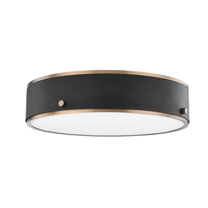 Eli Flush Mount 16" — a Troy flush mount for hallways, bedrooms, and entryways at Laurie Yapp Home.