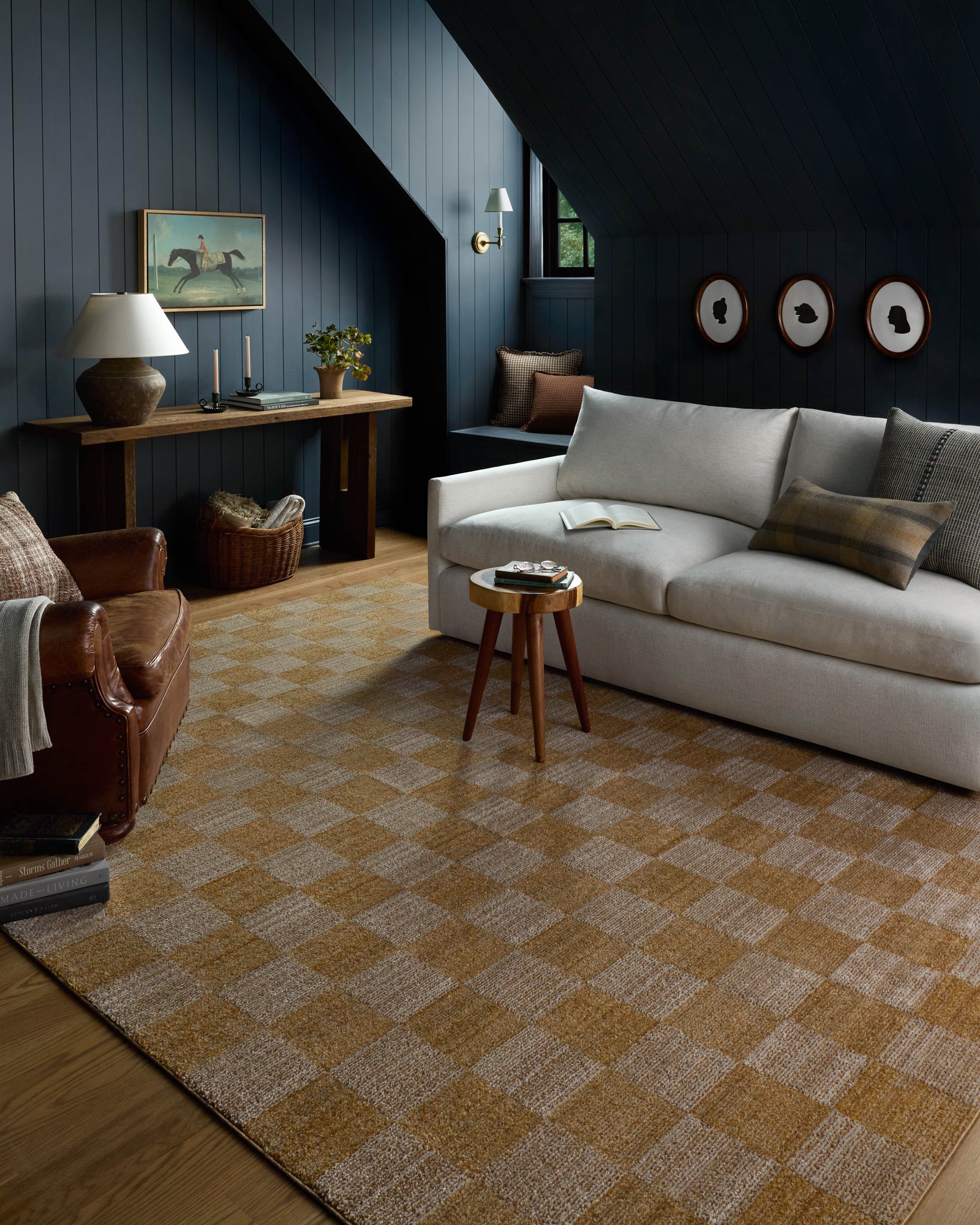 Calvin Apricot / Ivory — a Loloi rug at Laurie Yapp Home.