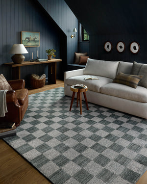Calvin Blue / Ivory shown from another angle.