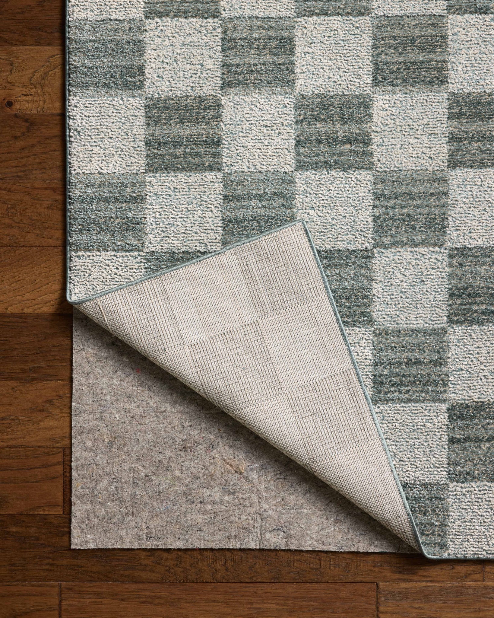 Calvin Blue / Ivory shown from a different angle to reveal its pattern.