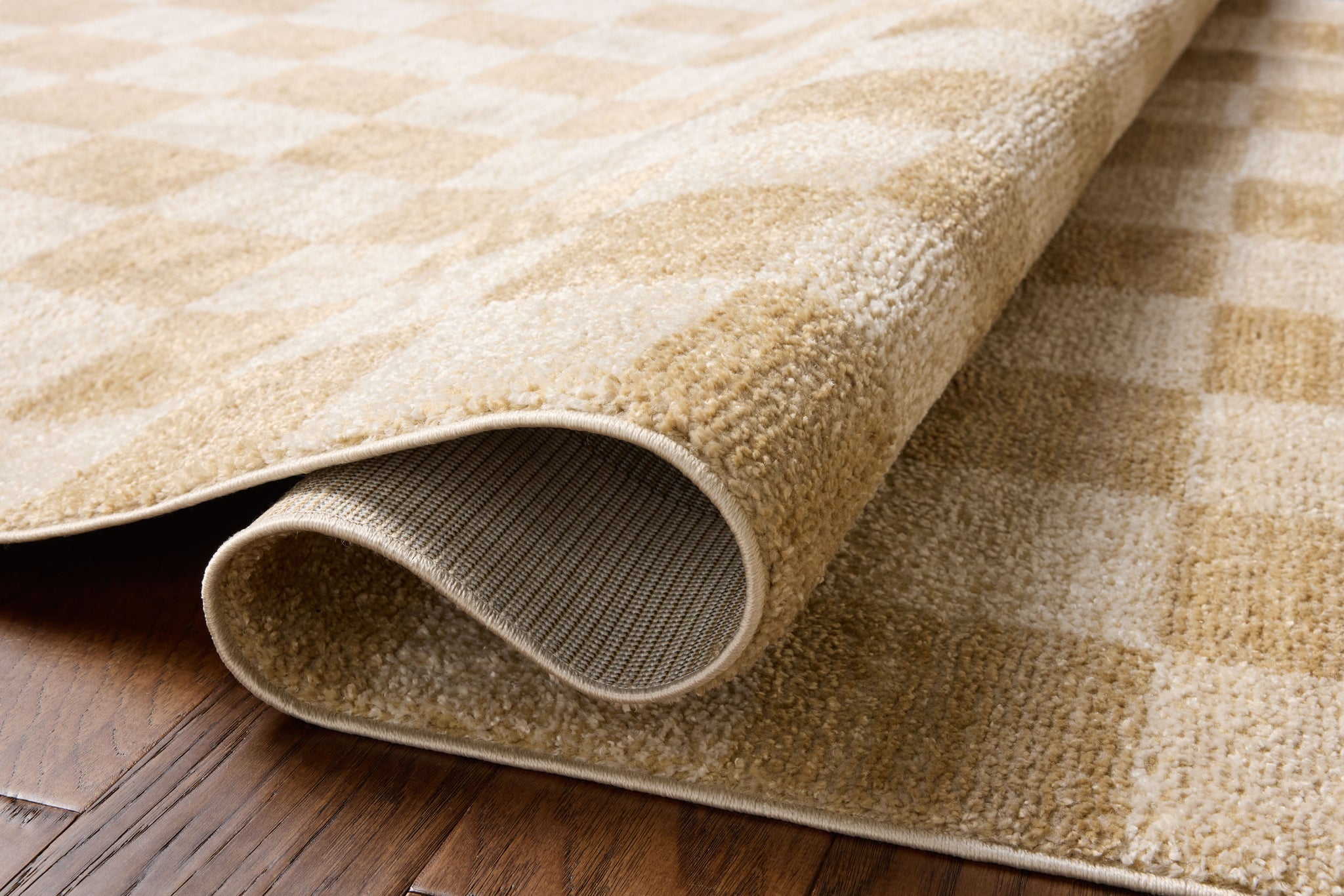 Calvin Wheat / Ivory shown from a different angle to reveal its pattern.