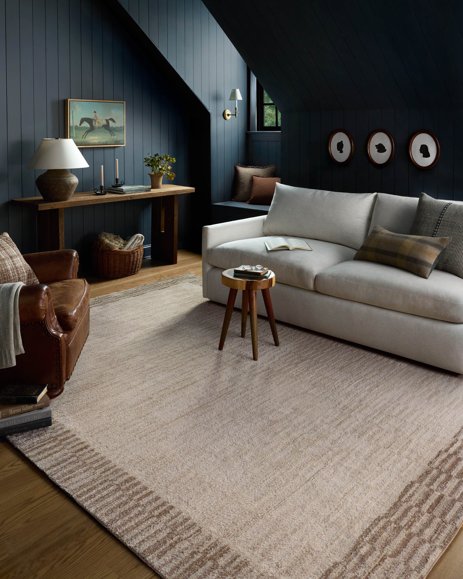 Calvin Ivory / Pebble — a Loloi rug at Laurie Yapp Home.