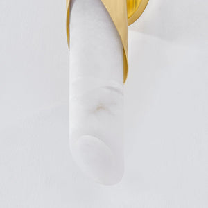 Close-up of the Camilla Wall Sconce showing the arm curve and shade silhouette.