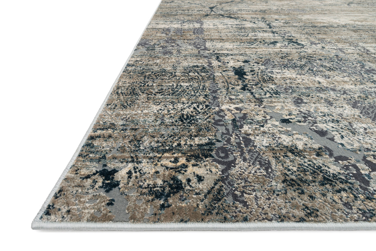 Cascade Taupe / Blue — a Loloi rug at Laurie Yapp Home.