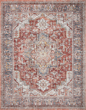 Cassandra Rust / Multi (Pattern 1) — a Loloi rug at Laurie Yapp Home.