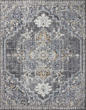 Cassandra Charcoal / Gold — a Loloi rug at Laurie Yapp Home.