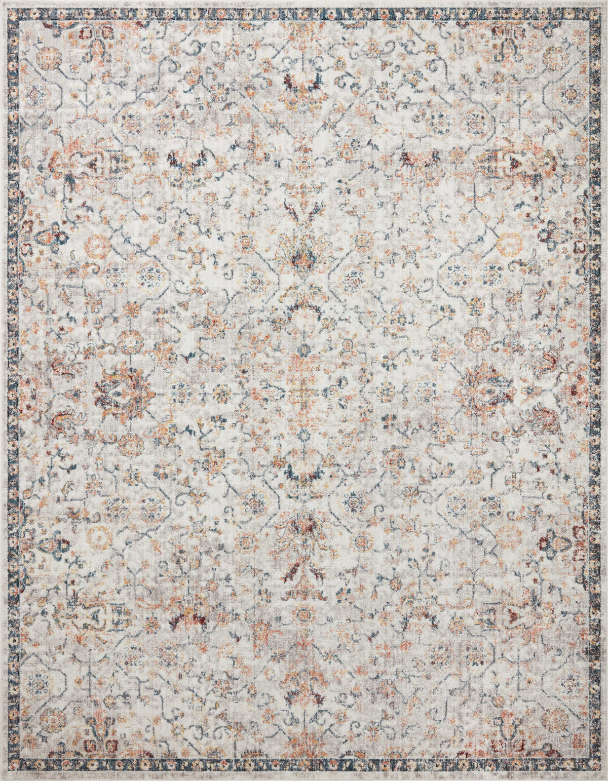 Cassandra Dove / Navy — a Loloi rug at Laurie Yapp Home.