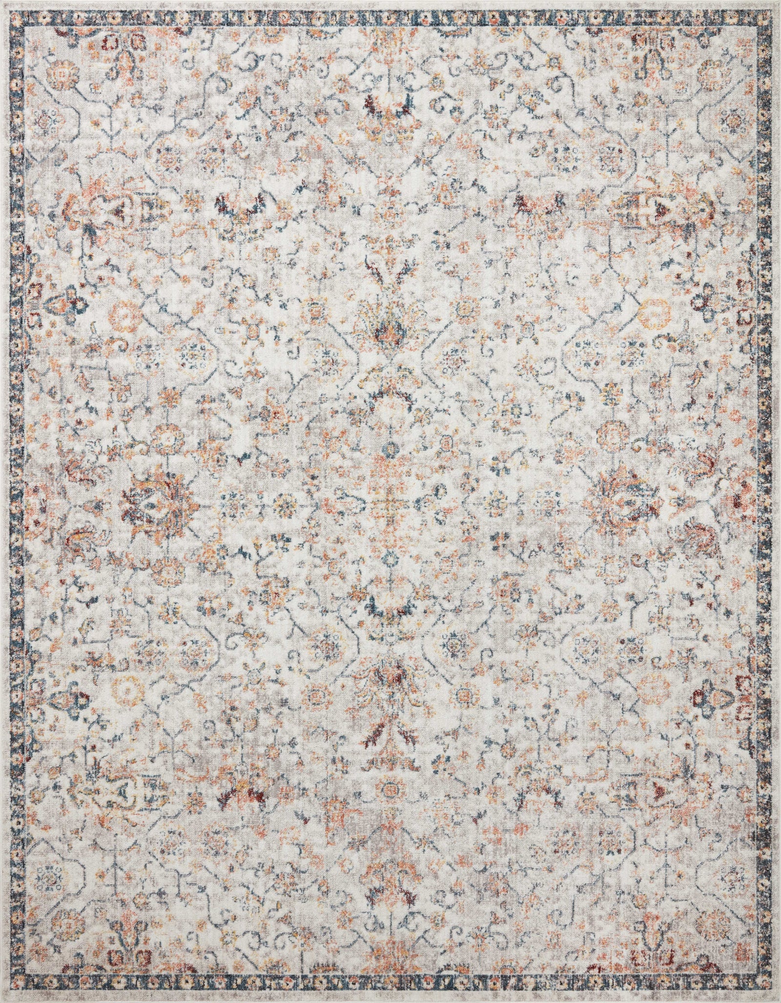 Cassandra Dove / Navy — a Loloi rug at Laurie Yapp Home.
