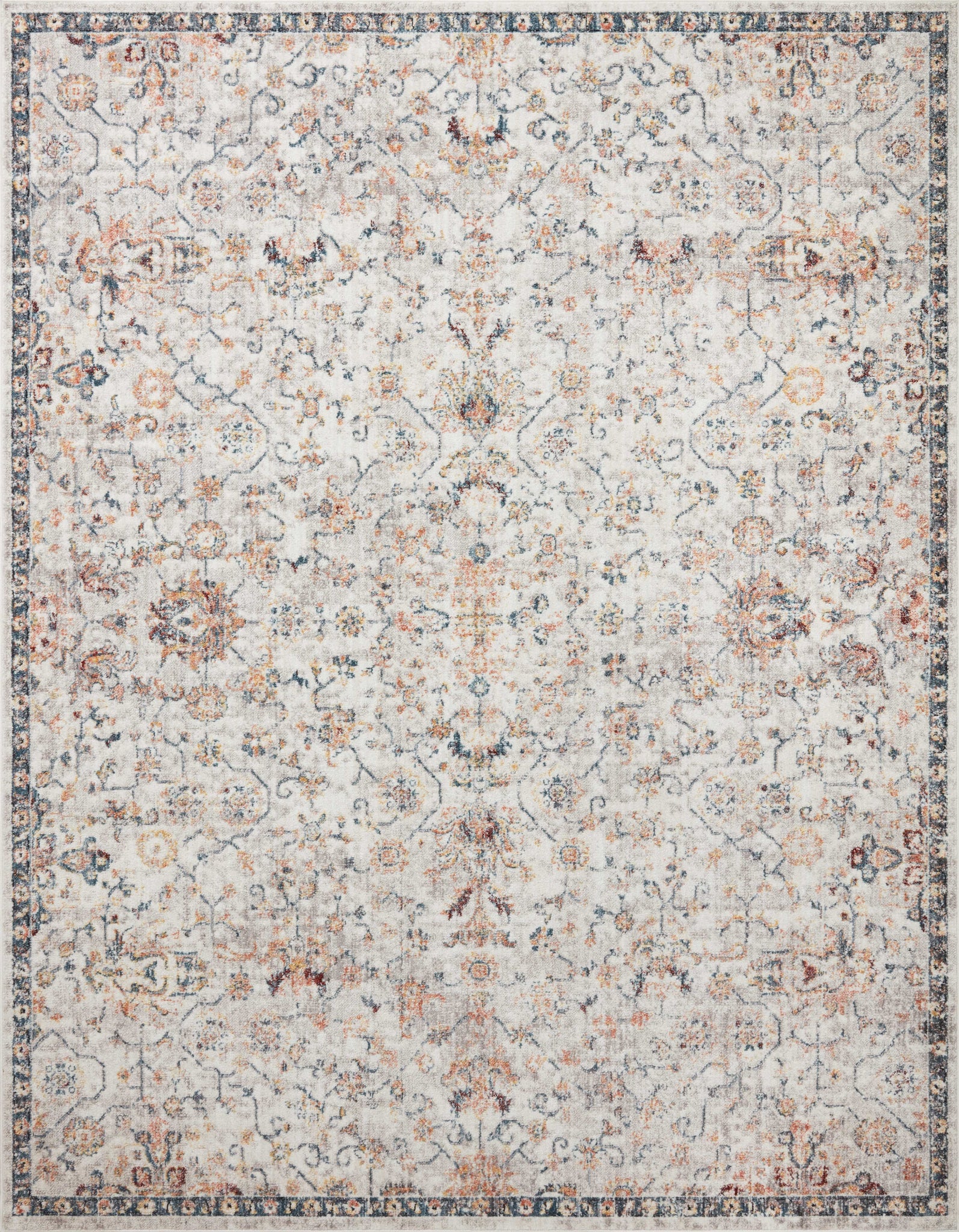 Cassandra Dove / Navy — a Loloi rug at Laurie Yapp Home.