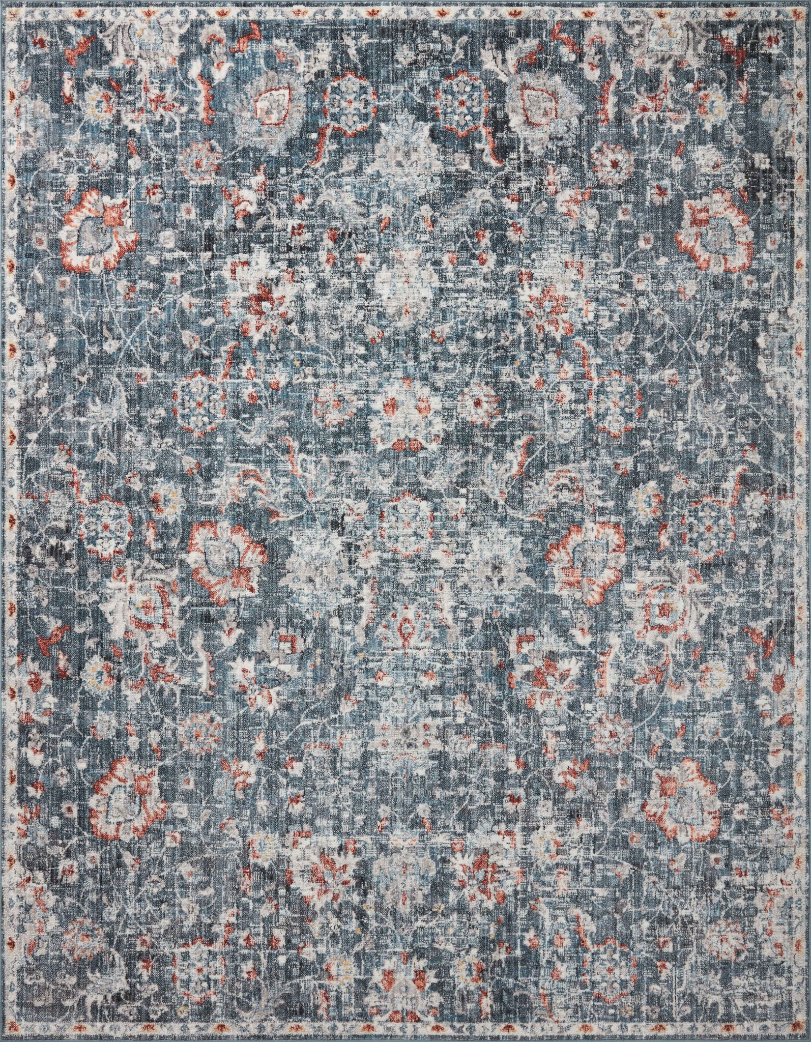 Cassandra Blue / Rust — a Loloi rug at Laurie Yapp Home.
