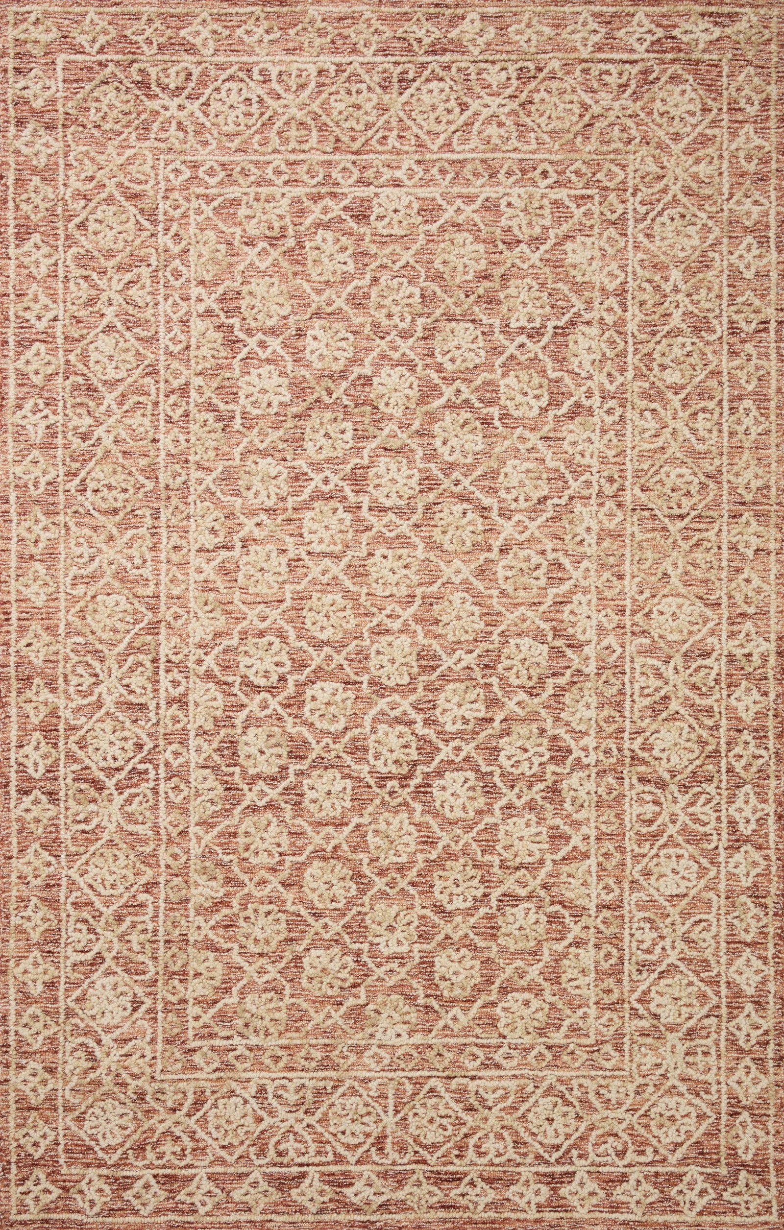 Cecelia Rust / Natural — a Loloi rug at Laurie Yapp Home.
