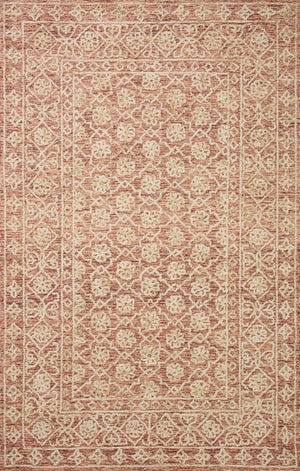 Cecelia Rust / Natural — a Loloi rug at Laurie Yapp Home.