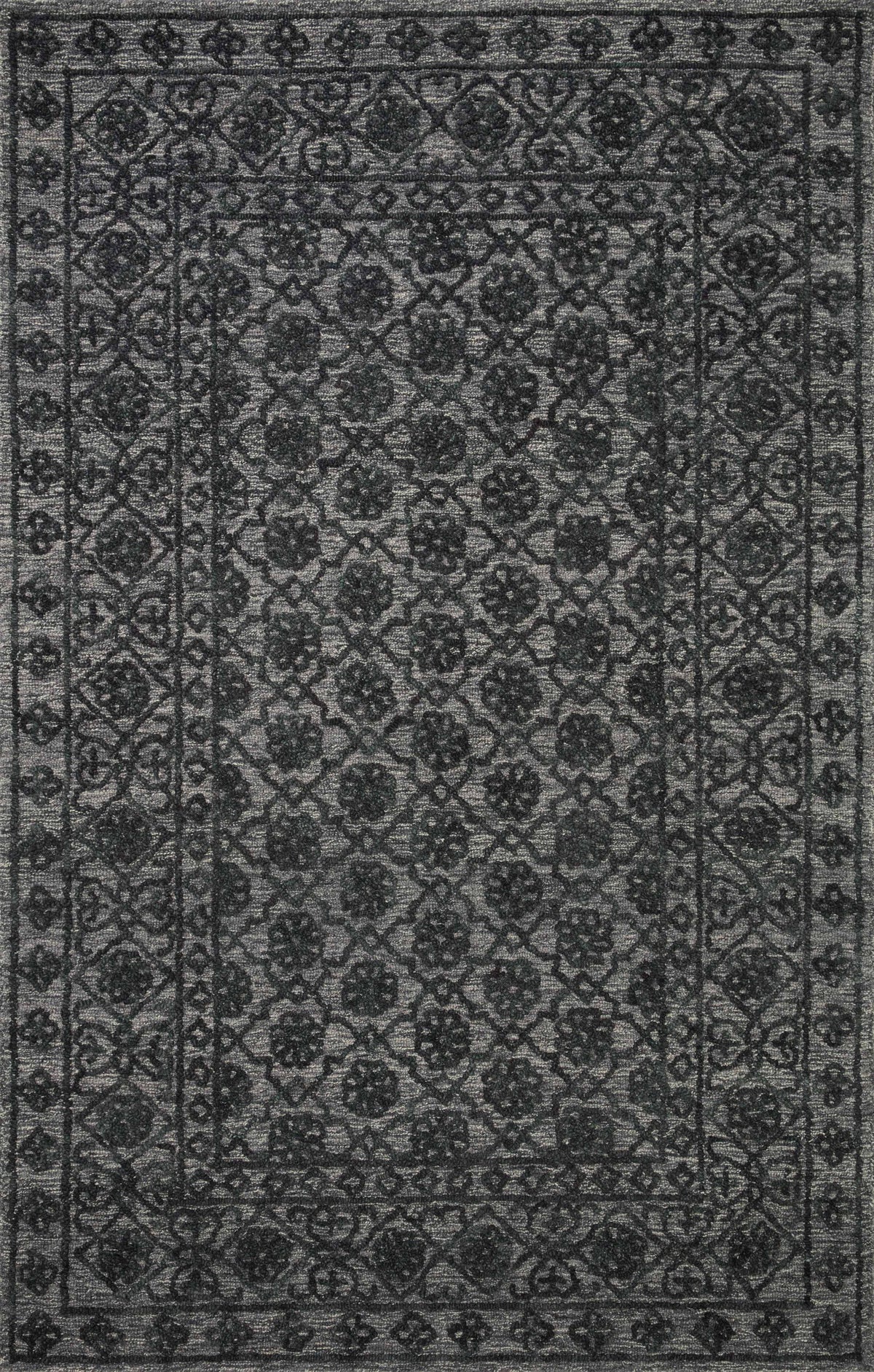 Cecelia Smoke / Dk. Grey — a Loloi rug at Laurie Yapp Home.