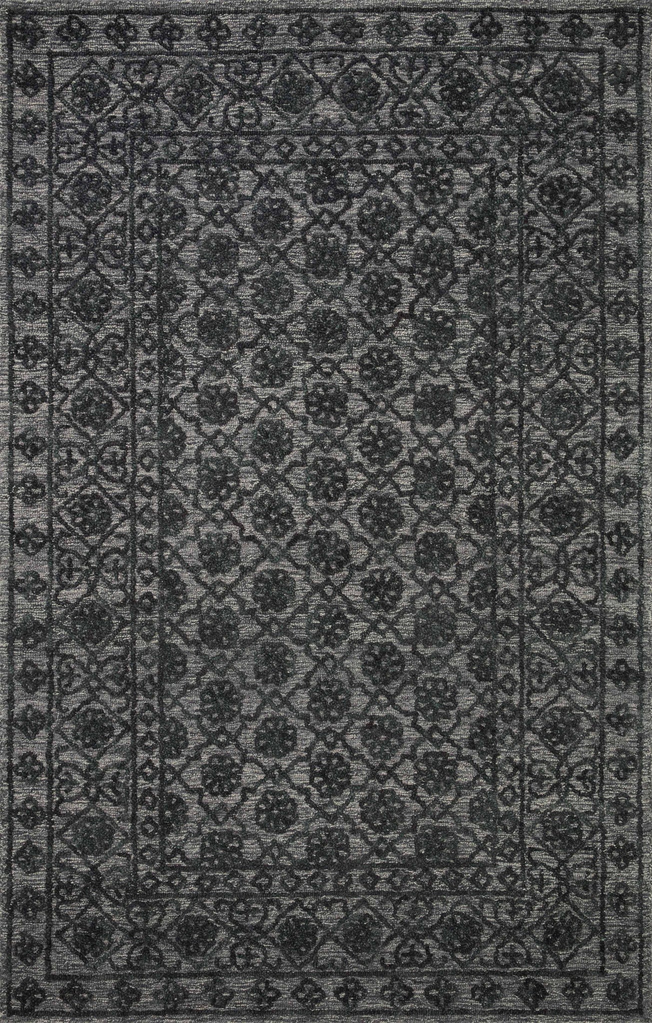 Cecelia Smoke / Dk. Grey — a Loloi rug at Laurie Yapp Home.