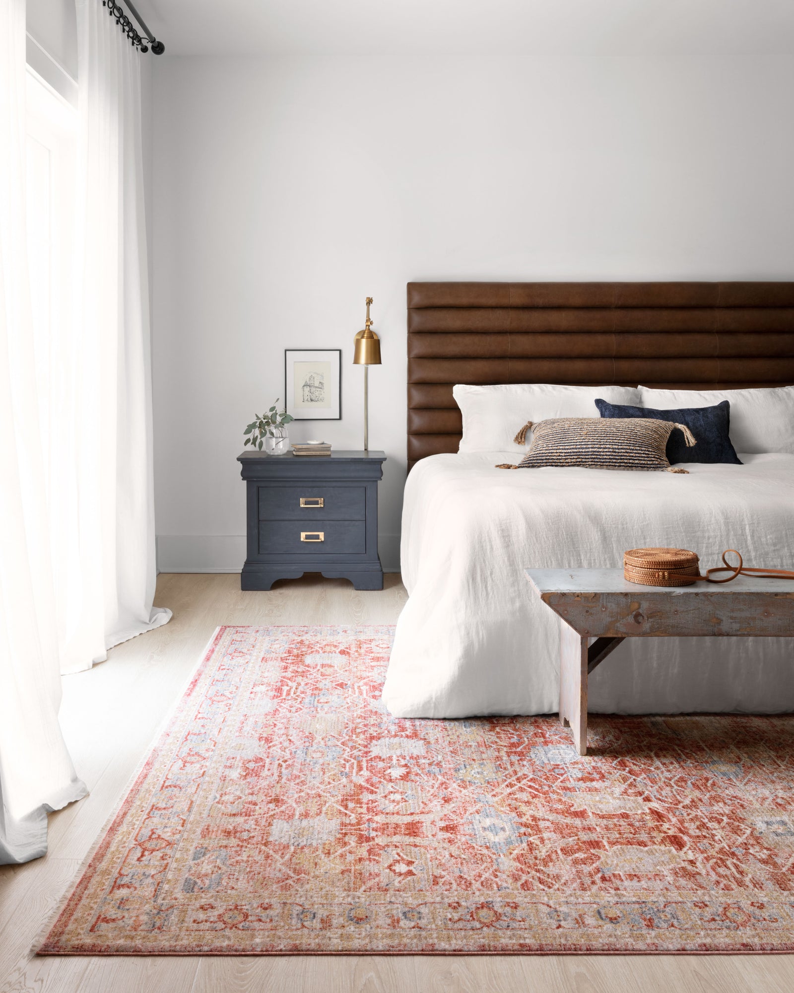 Claire Red / Ivory — a Loloi rug at Laurie Yapp Home.