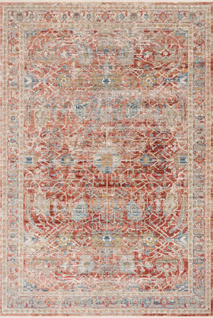Claire Red / Ivory — a Loloi rug at Laurie Yapp Home.